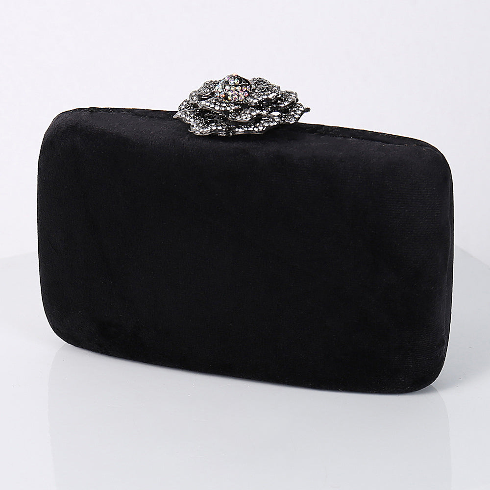 Diamond Decoration Evening Clutch Bag Handbag