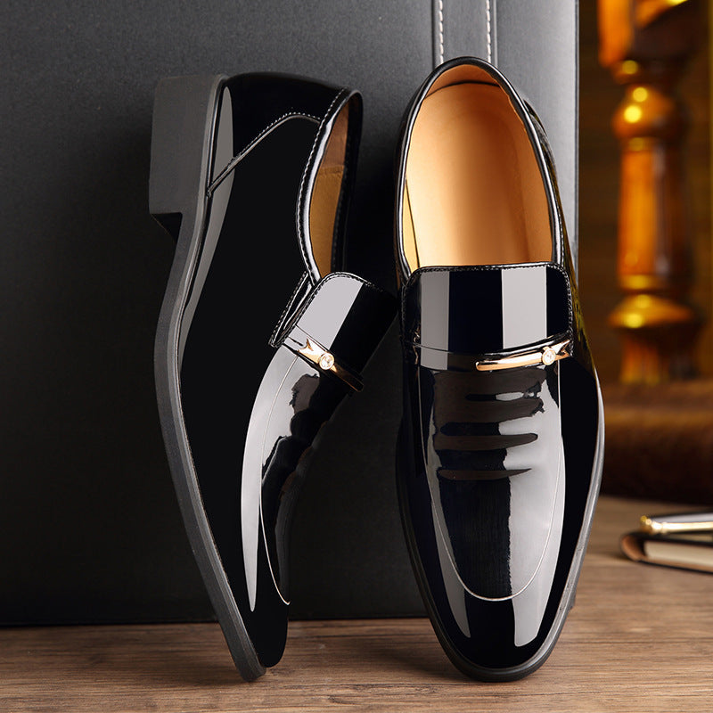 Men's Patent Leather Formal Business Shoes