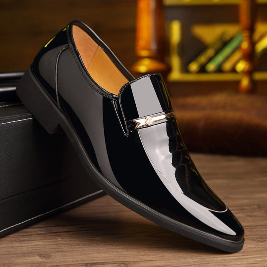 Men's Patent Leather Formal Business Shoes