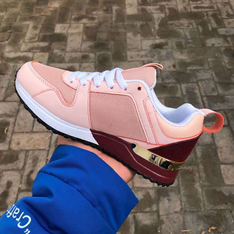 Women's Colorblock Flat Sports Sneakers