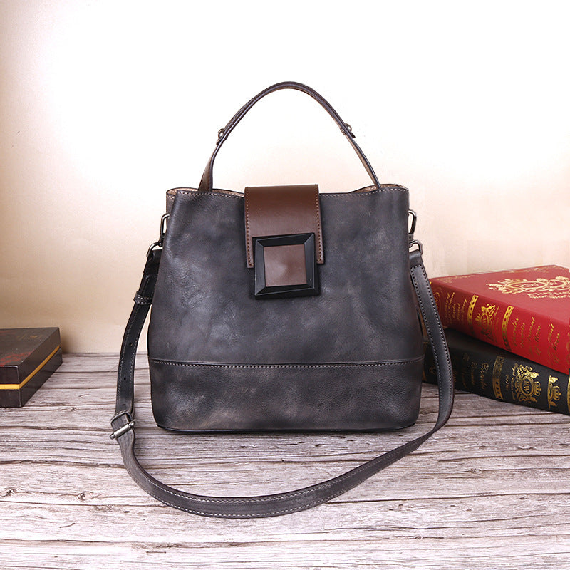 Women's Retro Chinese Style Bucket Bag