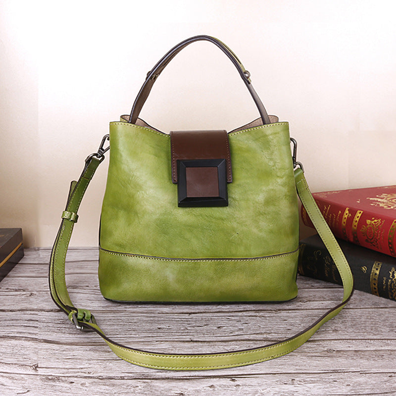 Women's Retro Chinese Style Bucket Bag