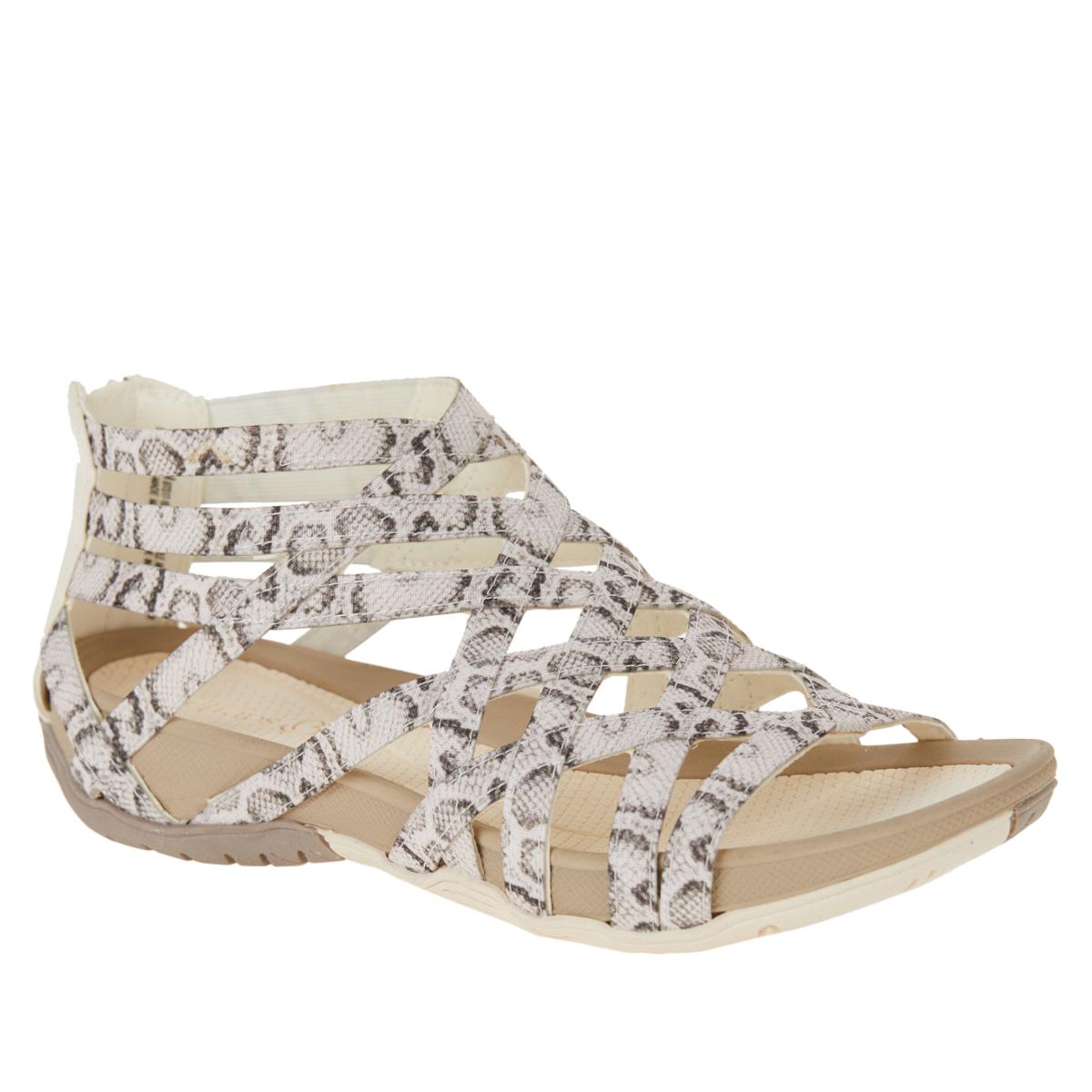 Women's Cross Strap Wedge Sandals