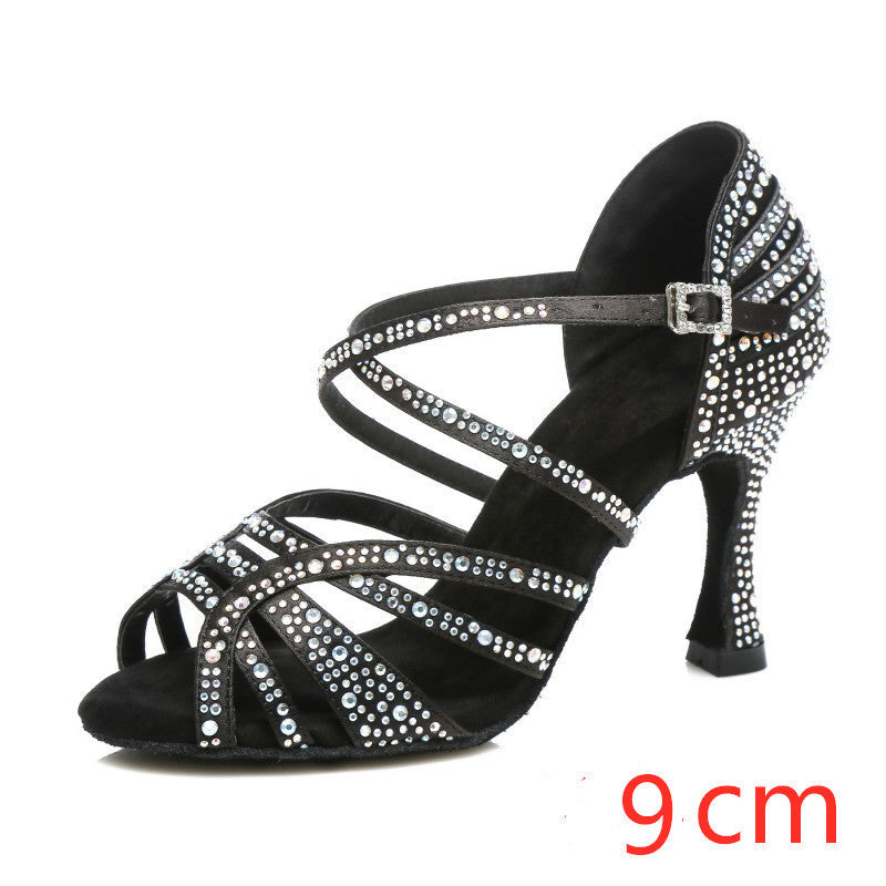 Rhinestone Latin Dance Shoes