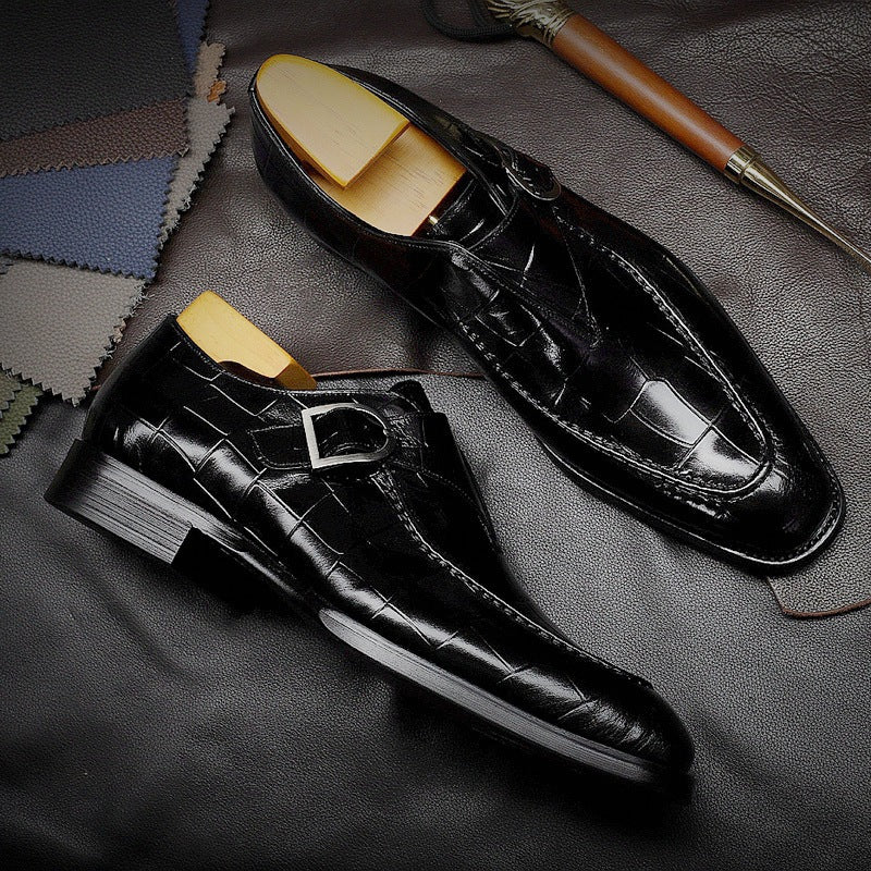 Men's Classic Pattern Business Loafers