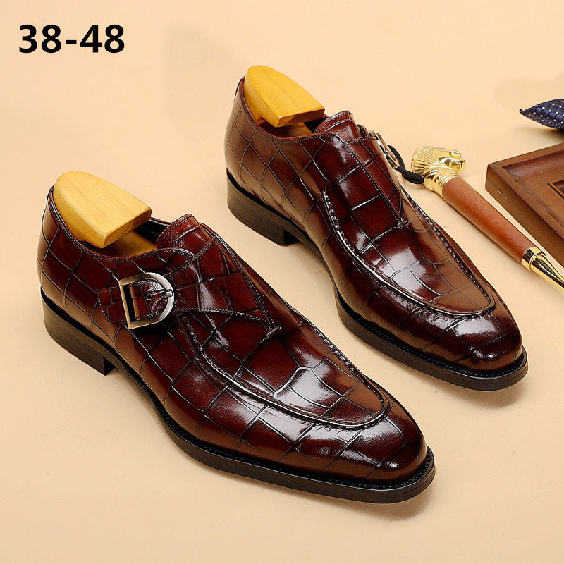 Men's Classic Pattern Business Loafers