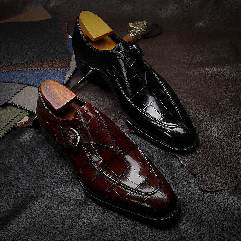 Men's Classic Pattern Business Loafers