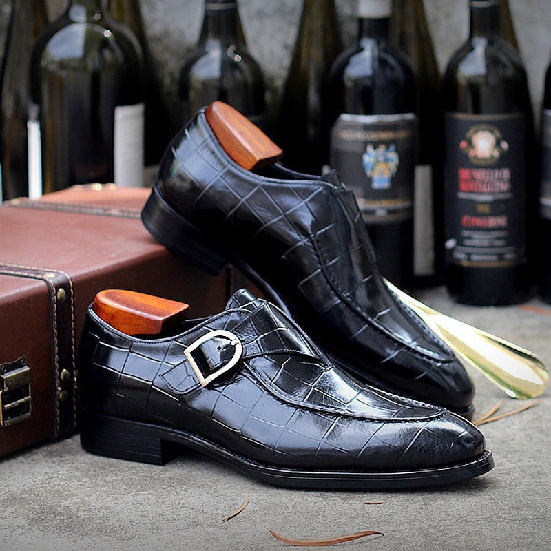 Men's Classic Pattern Business Loafers