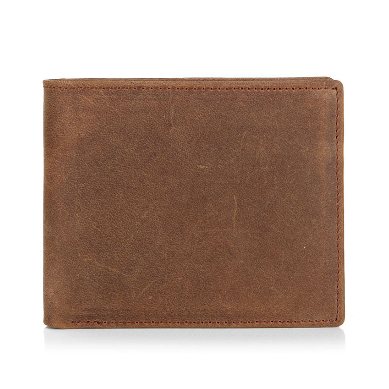 Men's First Layer Cowhide Casual Wallet