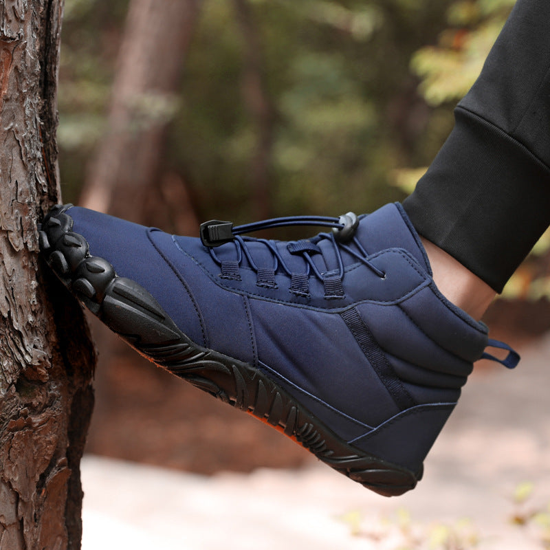 Fleece-lined Waterproof Snow Boots