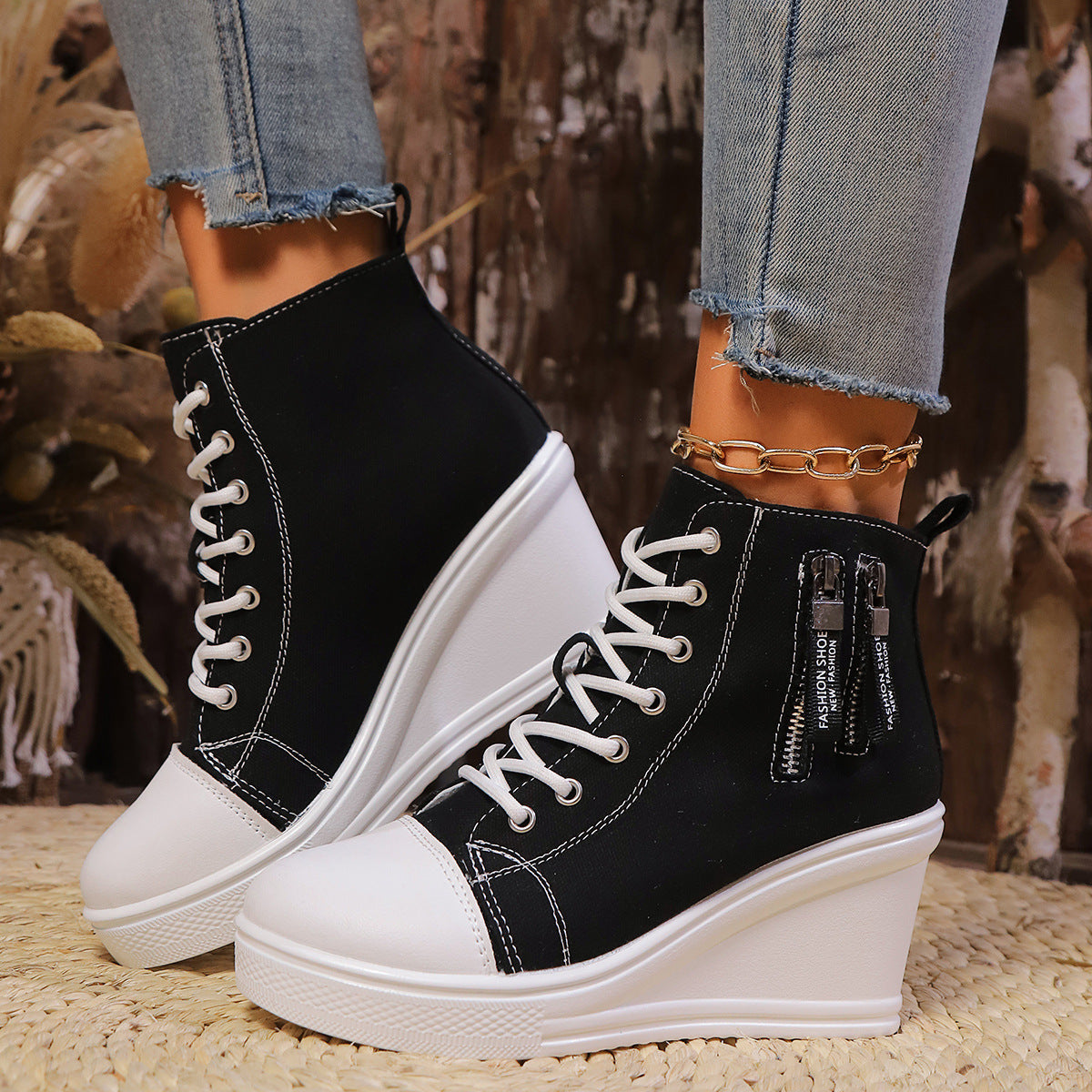 Women's Casual Wedge Sneakers