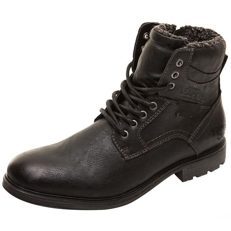 Men's Warm Lined Martin Boots