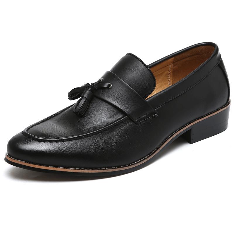Men's British Retro Slip-on Tassel Loafers