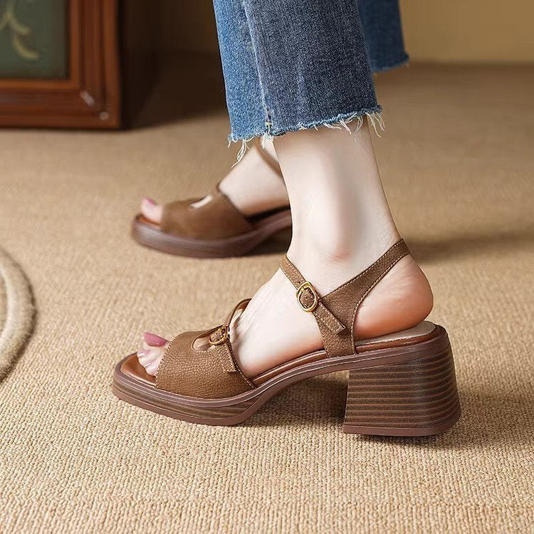 Women's Retro Platform Sandals