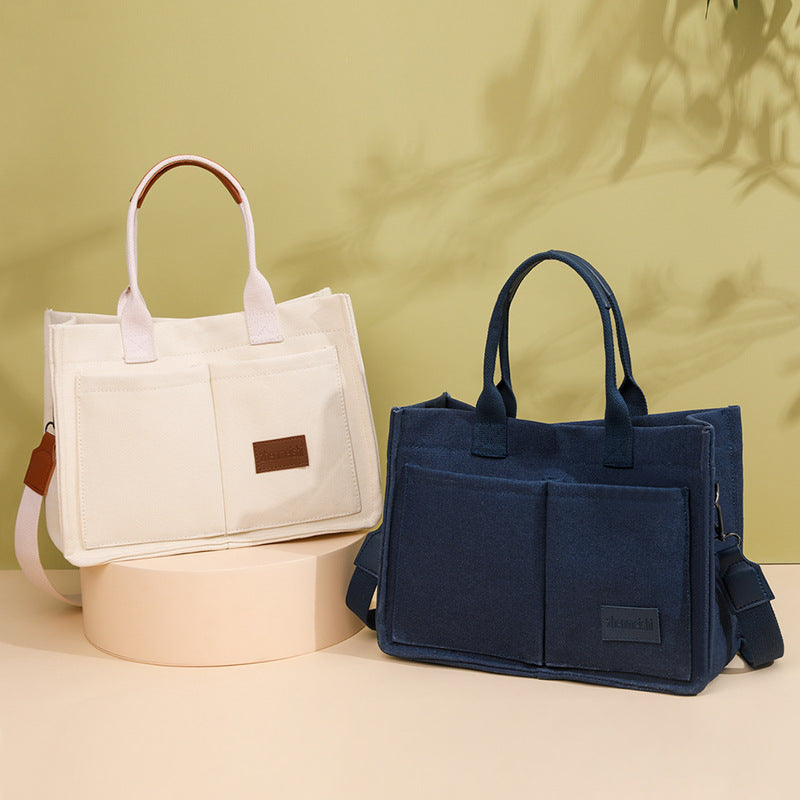 Women's Canvas Casual Crossbody Shopper Bag Crossbody Bag