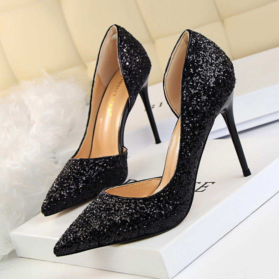 Women's Sequin Stiletto Heels