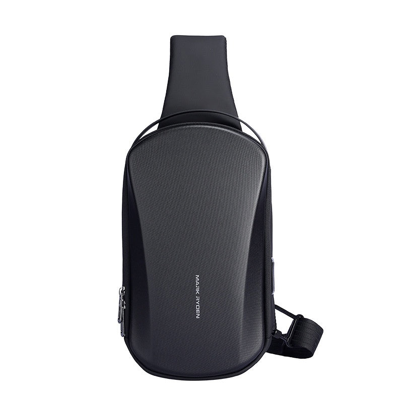 Men's Hard Shell Messenger Bag