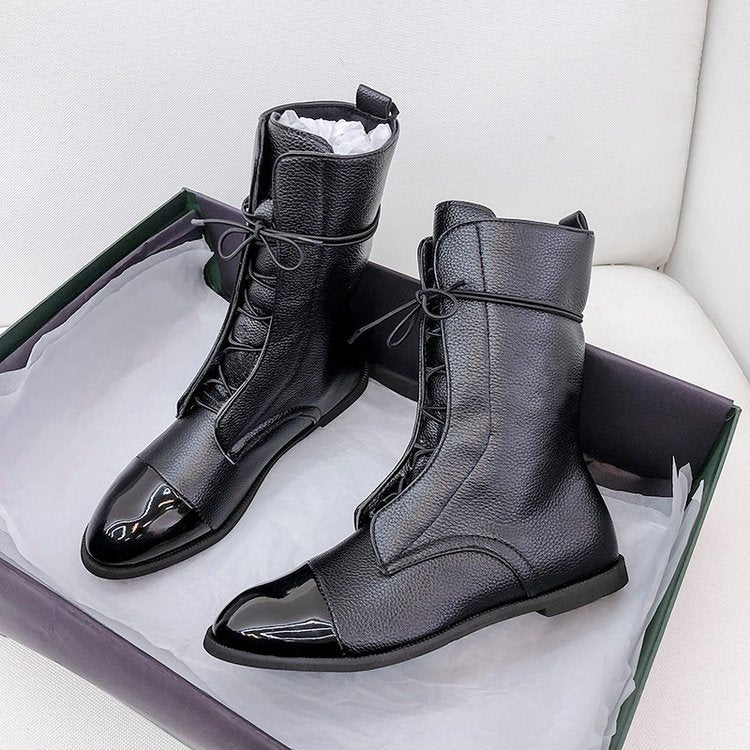 Martin Knee-High Lace-Up Boots