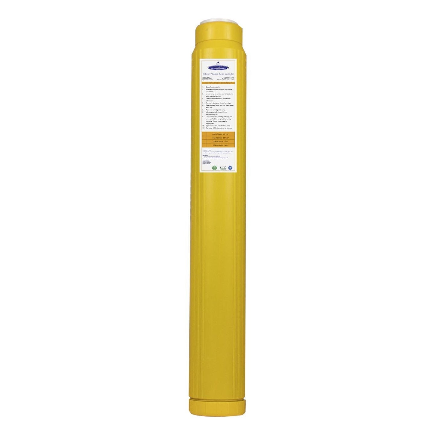 Cation Resin Filter Cartridge