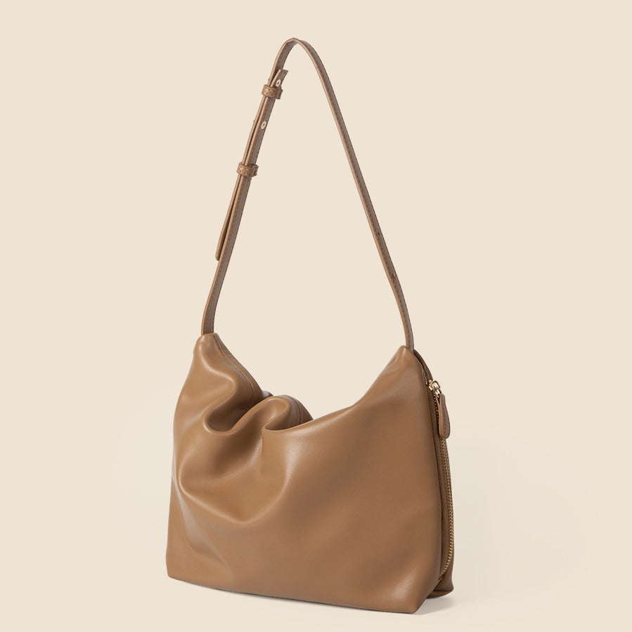 Women's Simple Soft Slouchy Travel Shoulder Bag Travel Bag
