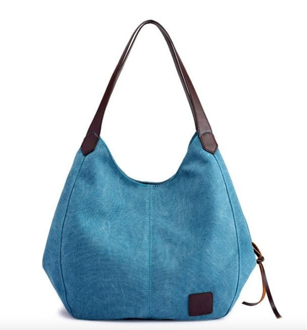 Women's The Traveler Canvas Shoulder Tote Travel Bag