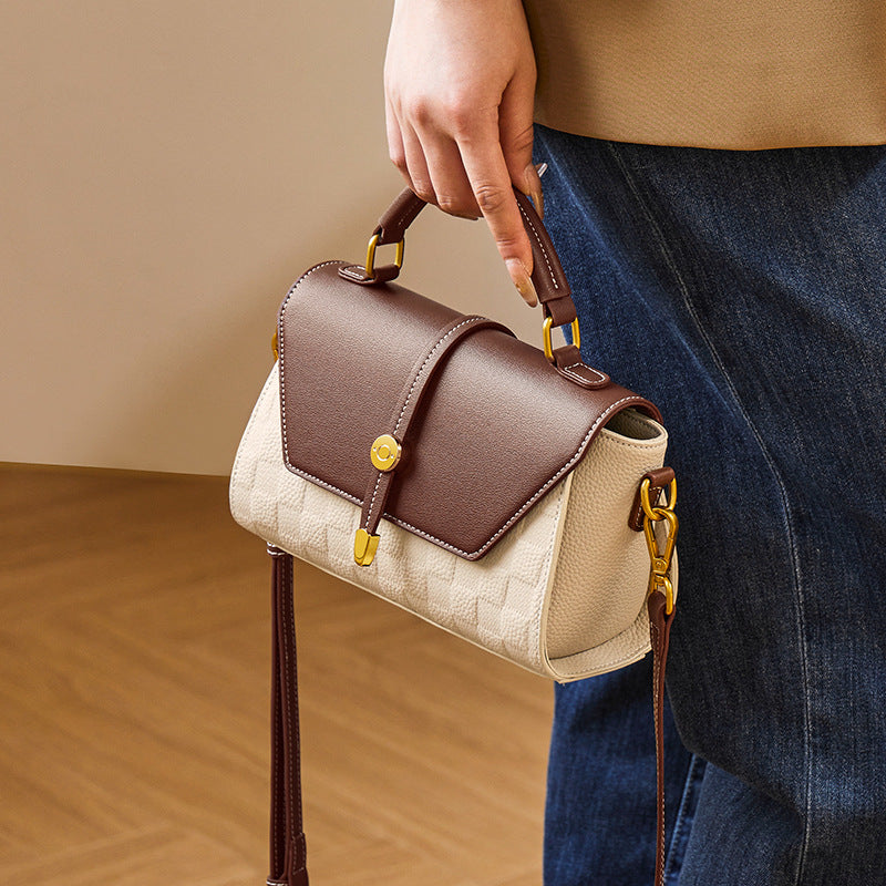 Light Luxury Premium Handbag Genuine Leather Crossbody Travel Crossbody Bag