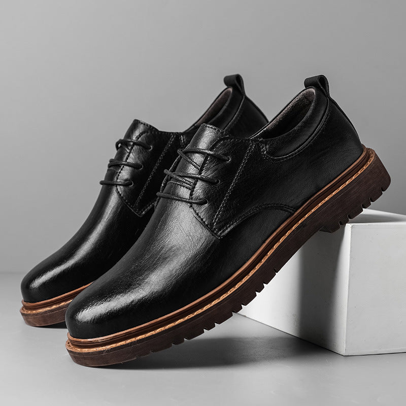 Men's Business Suits And Casual Leather Shoes