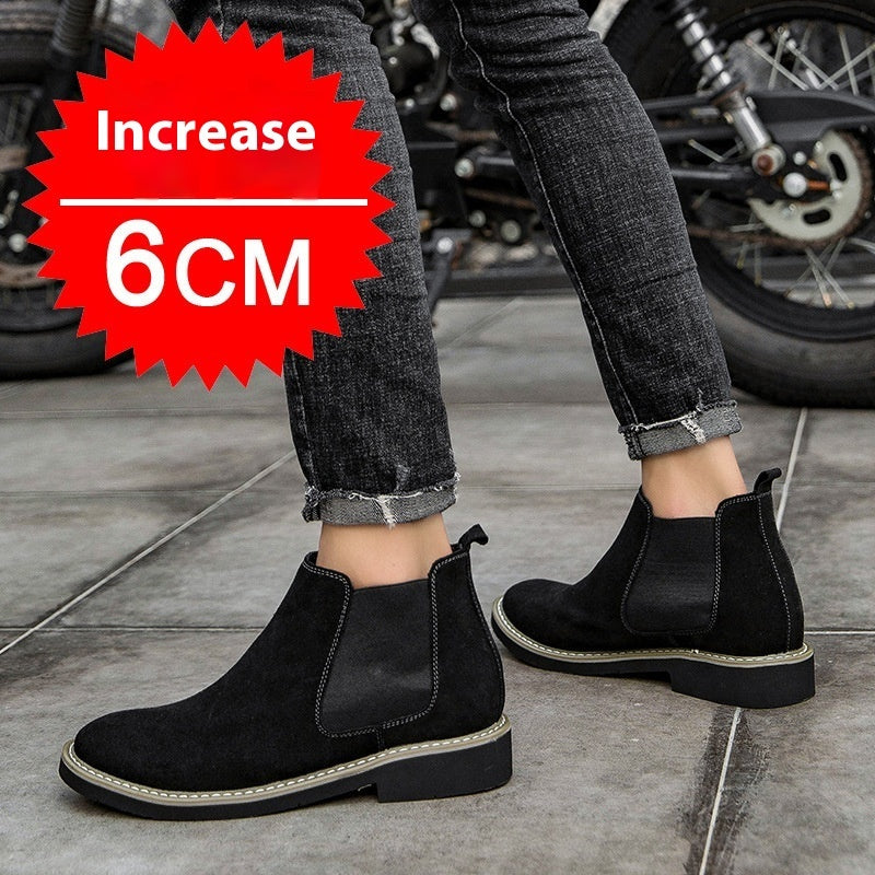 Invisibly Heightened Casual Suede Wedges