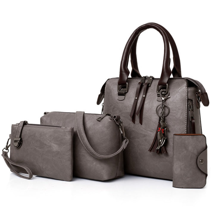 Women's Multi-Piece Retro Messenger Bag Set