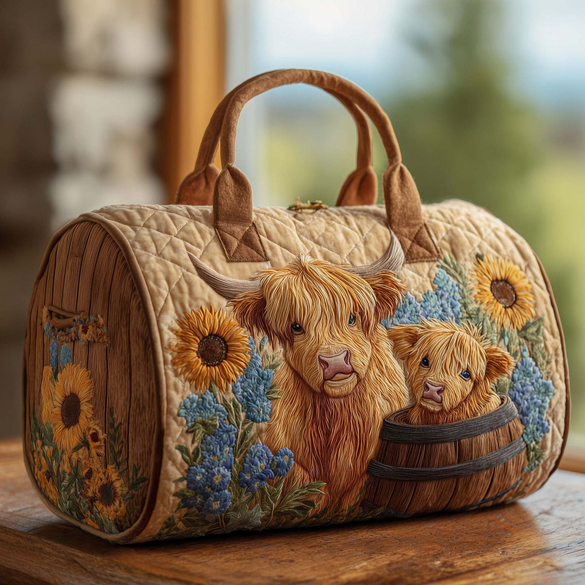 Short-Distance Handheld Quilted Travel Bag
