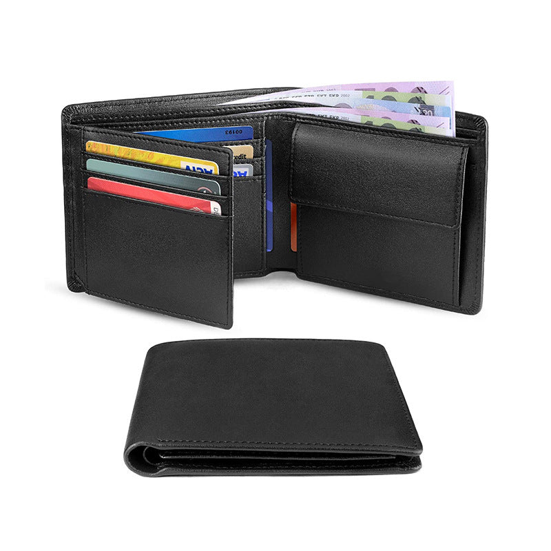Men's Short Loose-leaf Wallet
