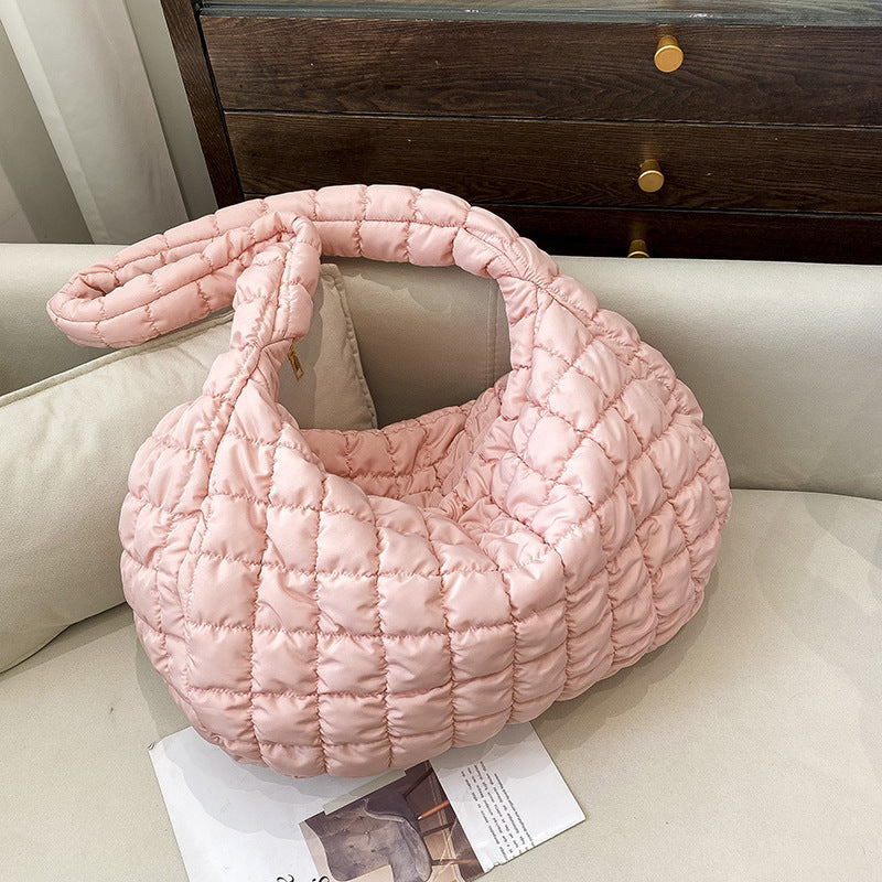 Down Jacket Shoulder Messenger Bag Travel Bag