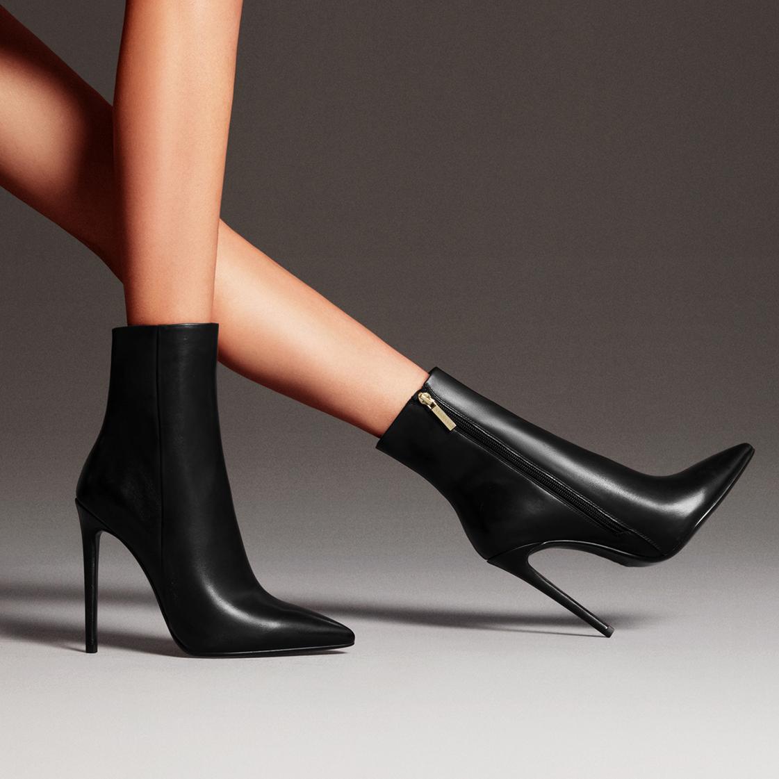 Women's European And American Pointed-toe Stiletto Ankle Boots