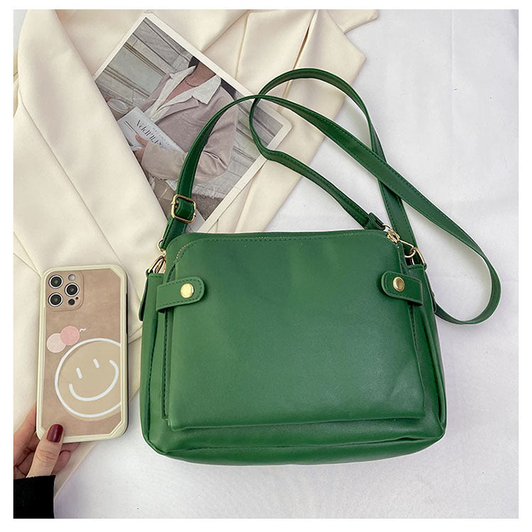 Retro Multi-layer Large Capacity Shoulder Messenger Bag Travel Bag