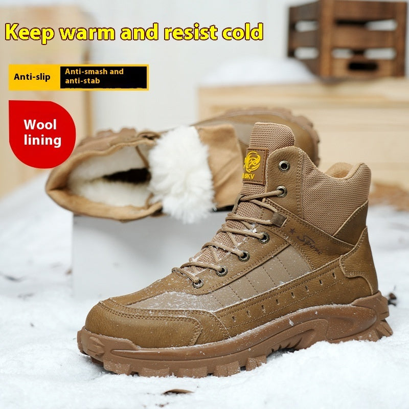 Men's Wool Protective Mid-Top Shoes