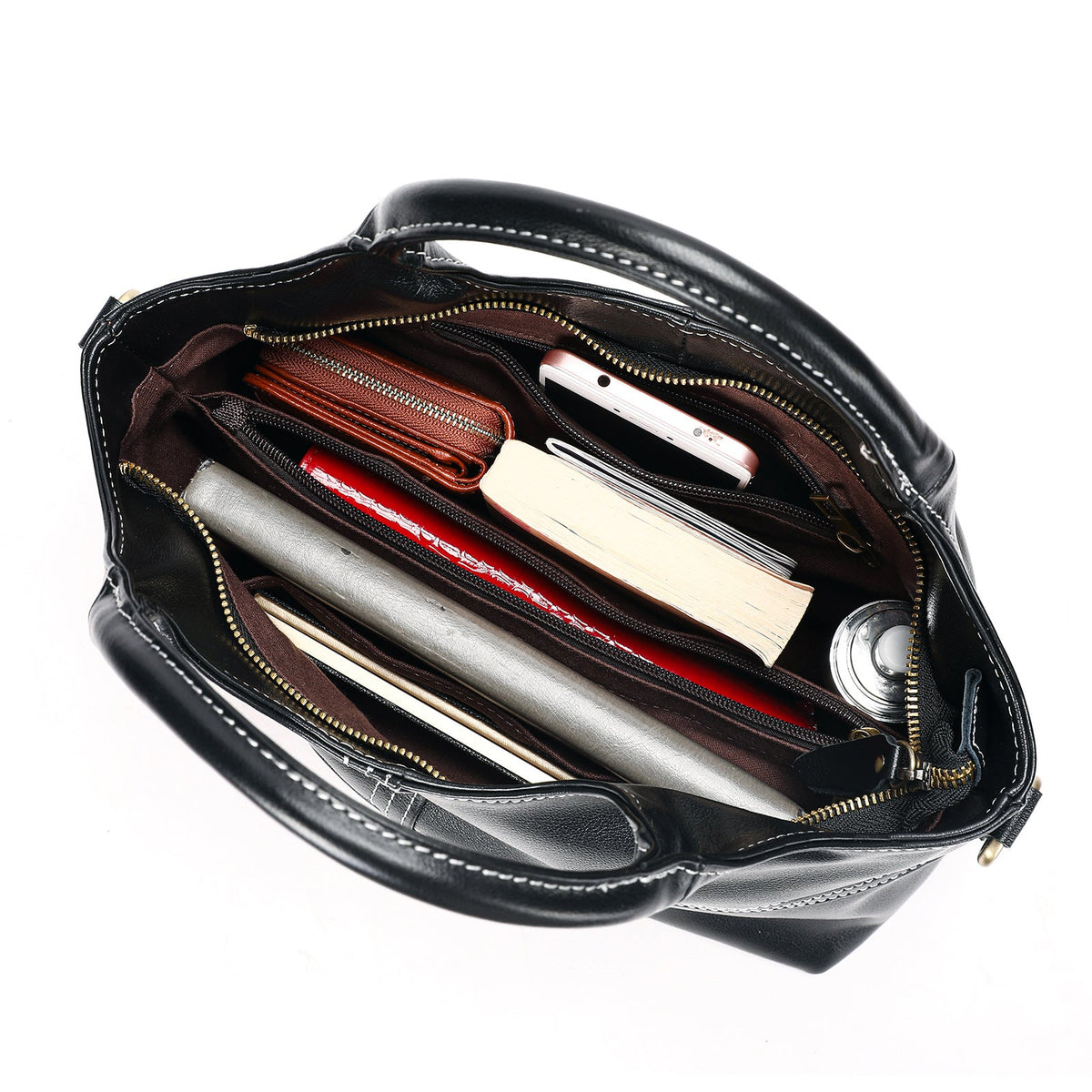 Women's First Layer Cowhide Travel Bag