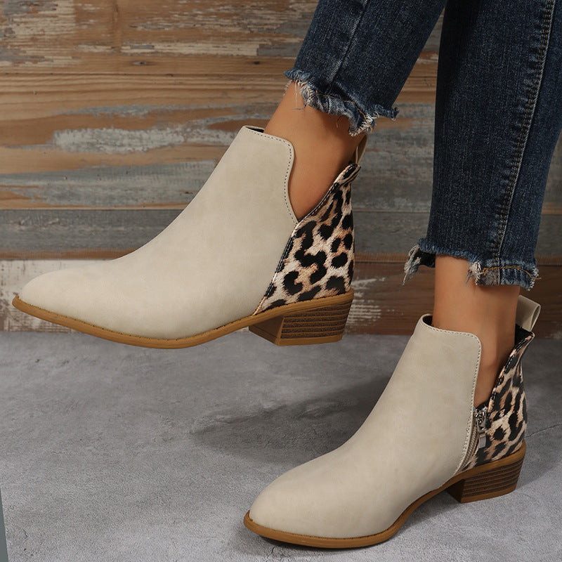Women's Low-Heel Martin Boots