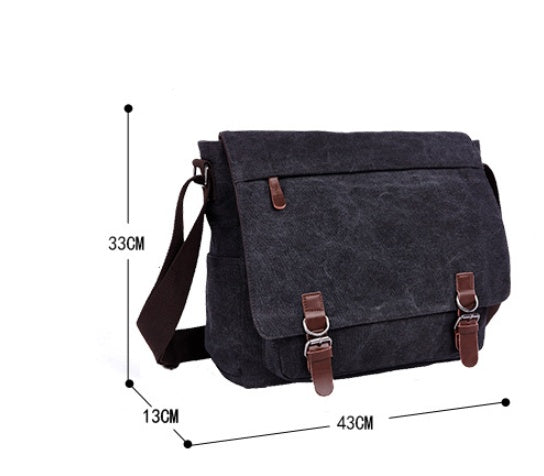 Versatile Canvas Business Laptop Bag