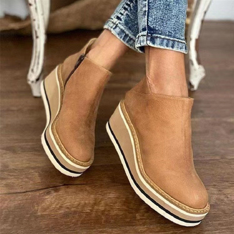 Women's Chunky Block Heel Ankle Boots