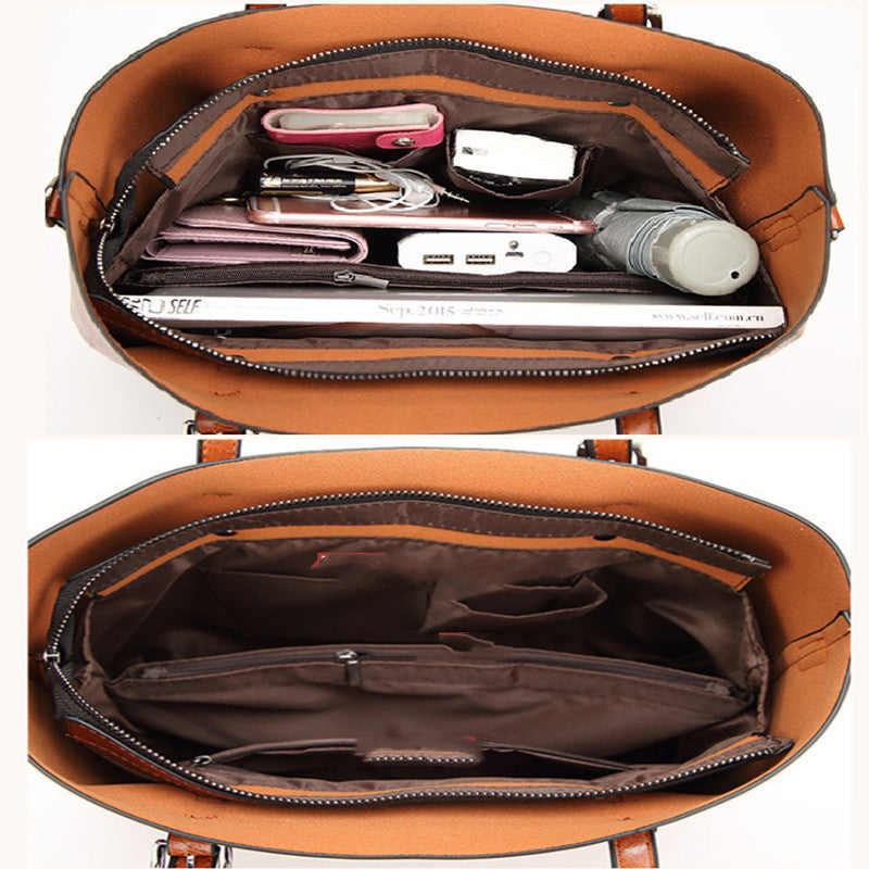 Large-Capacity Soft Slouchy Tote Bag