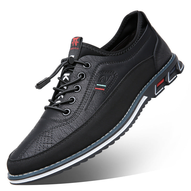 Men's Genuine Leather Waterproof Flats