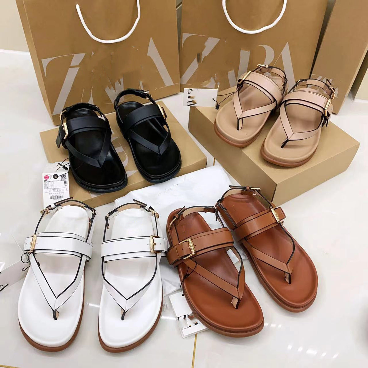 Unisex Chunky-soled Casual Sandals