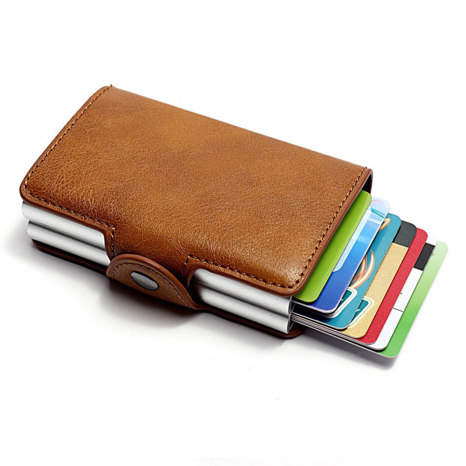 Aluminum PU Card Wallet