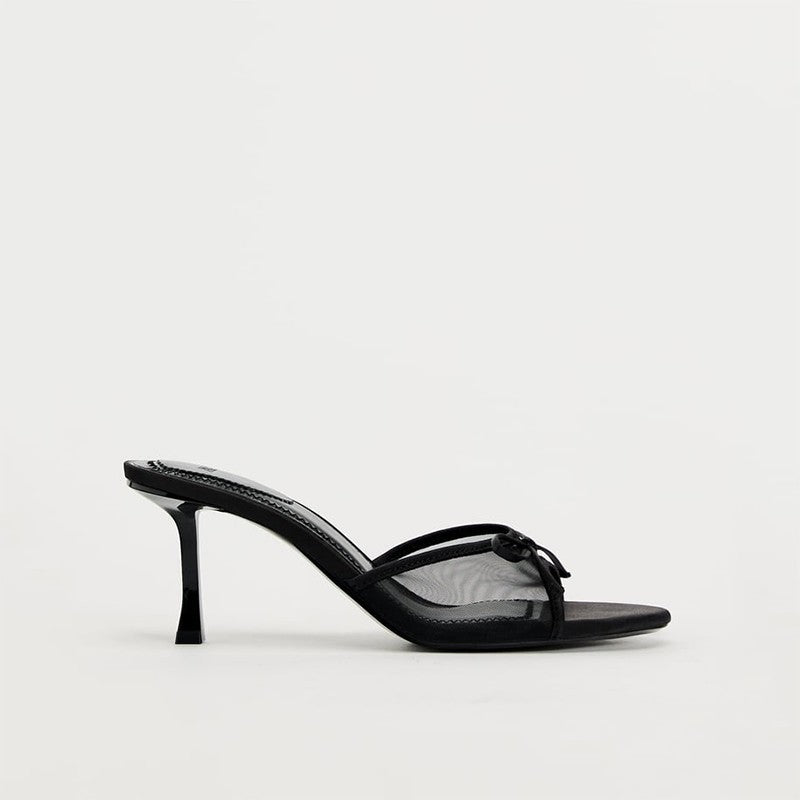 Women's Mesh Breathable Open-Toe High-Heel Sandals