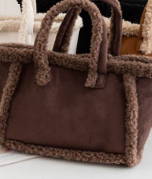 Women's Plush Crossbody Tote Bag Crossbody Bag