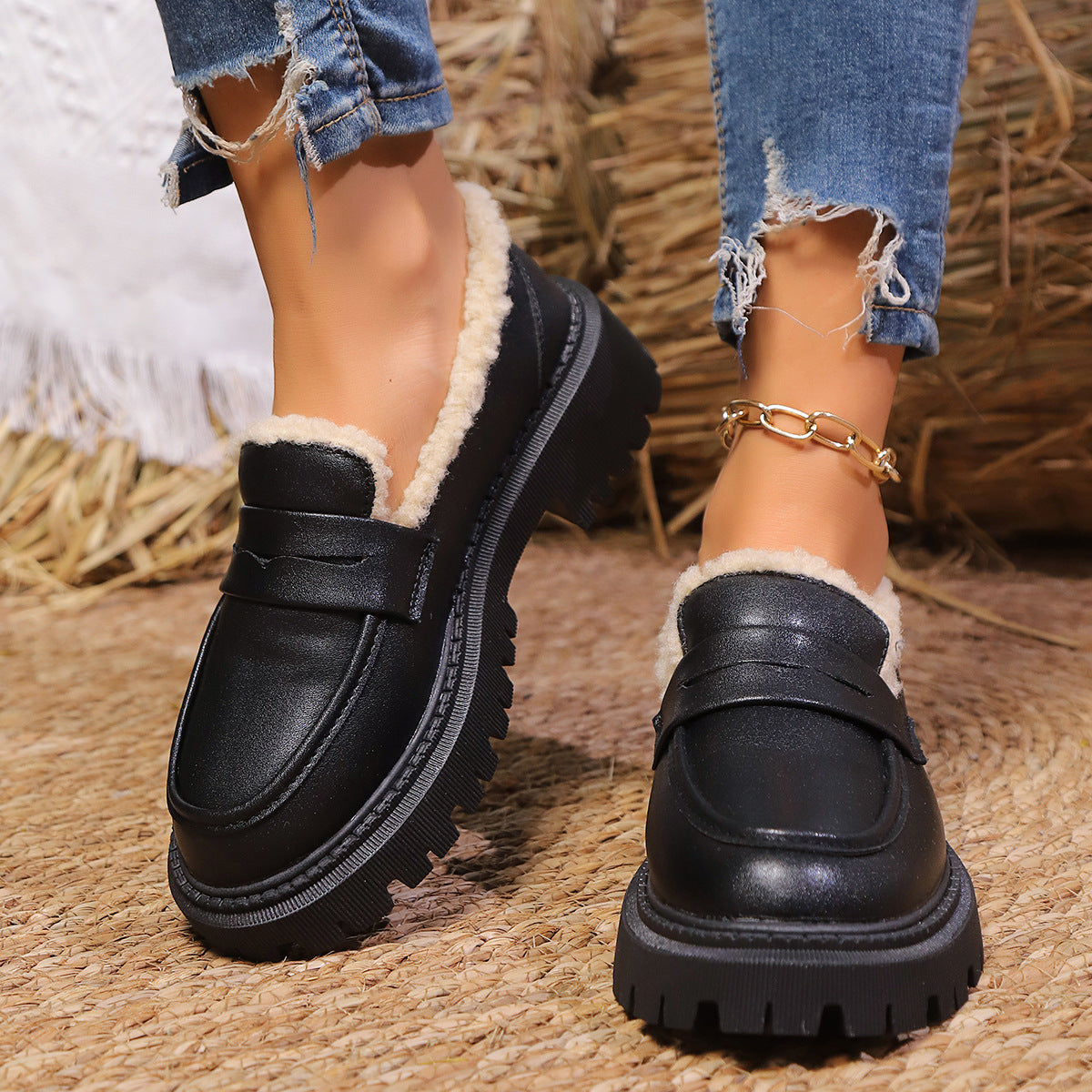 Women's British Suede Shoes