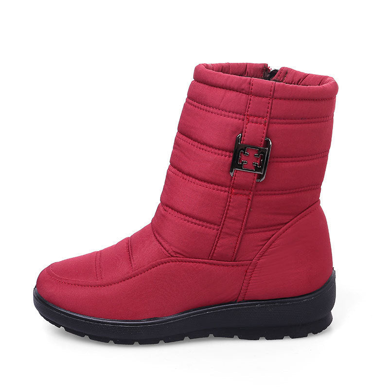 Women's Flat-Bottomed Warm Snow Boots