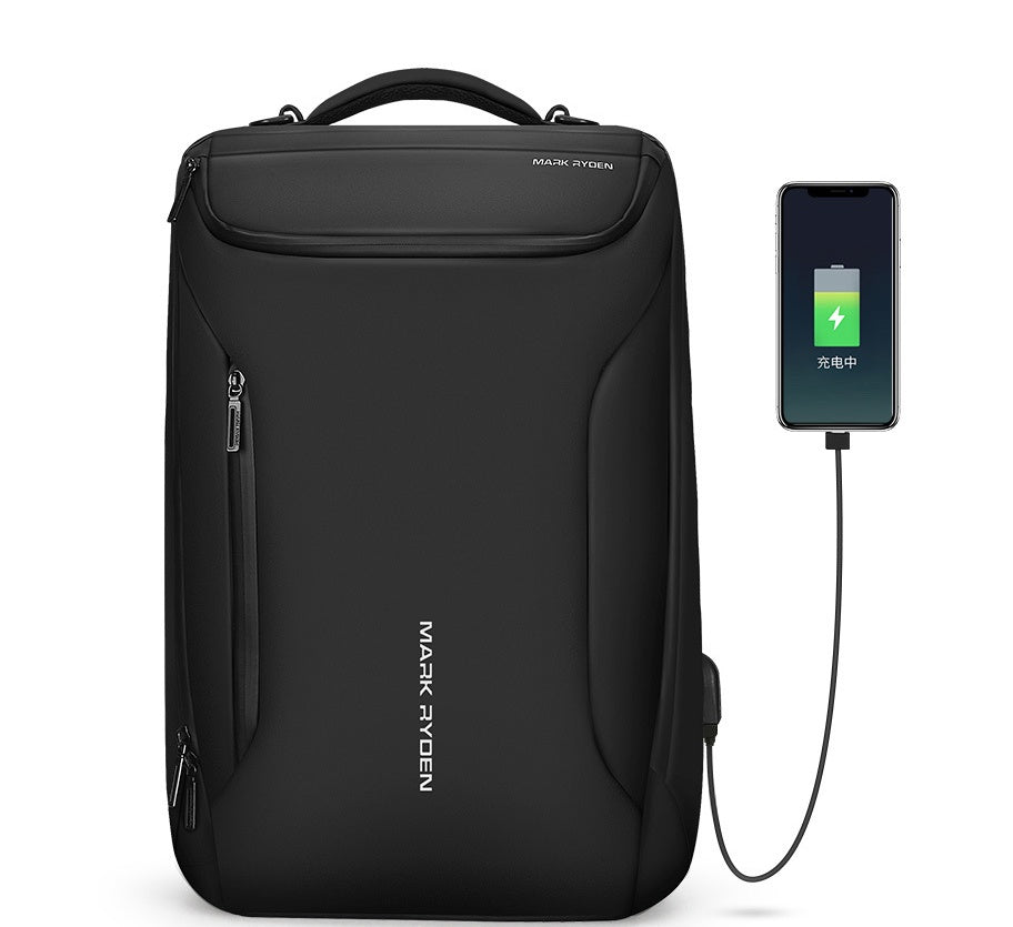 Streamlined Black Backpack