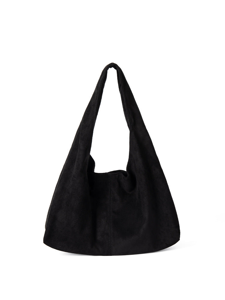 Suede Hobo Travel Bag