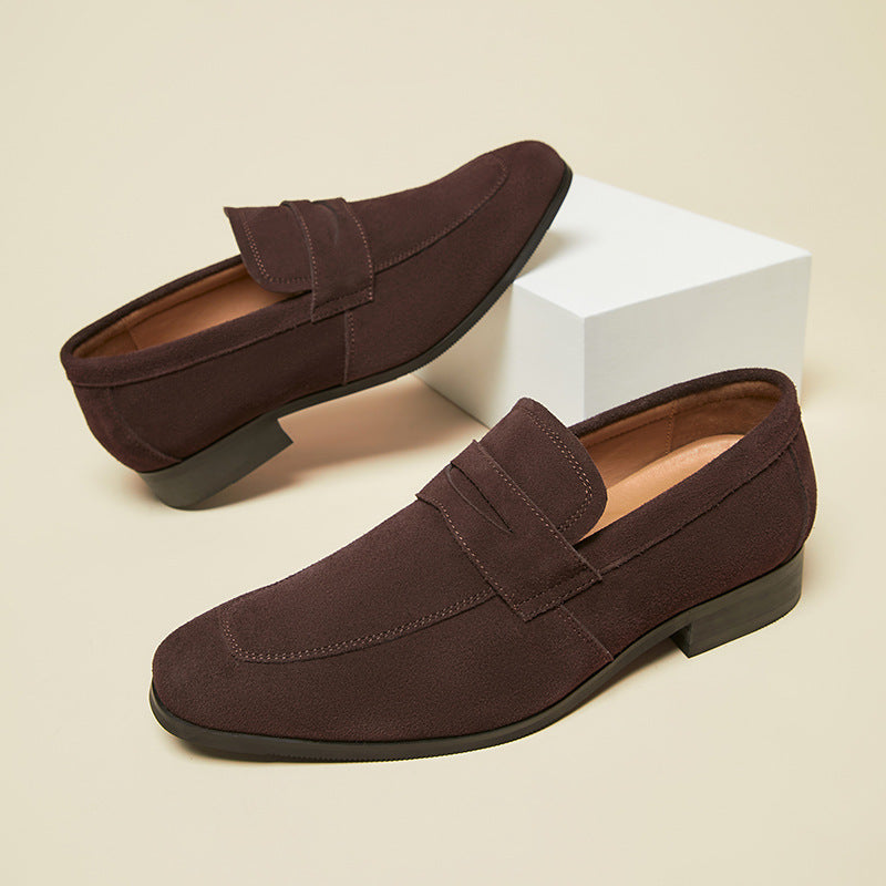 Men's Slip-on Japanese Style Suede Shoes